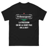 T-shirt Boissons Régionales noir - La pression, on ne la subit pas, on la boit