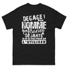T-shirt Alsace noir - Je n'ai pas peur de l'utiliser