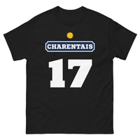 Thumbnail for T-shirt Charentais noir - Fierté et humour en coton