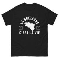 Thumbnail for T-shirt Bretagne noir - La Bretagne C'est La Vie