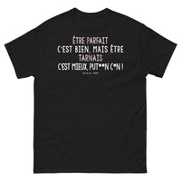 Thumbnail for T-shirt Tarn noir - Être parfait c'est bien, mais être Tarnais c'est mieux