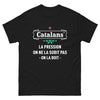 T-shirt Bretagne noir - La pression on ne la subit pas, on la boit !