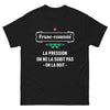 T-shirt Franc-Comtois noir - La pression, on la boit
