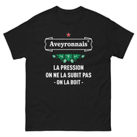 Thumbnail for T-shirt Bretagne noir - La pression, on ne la subit pas