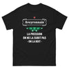 T-shirt Bretagne noir - La pression, on ne la subit pas