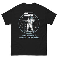 Thumbnail for T-shirt français noir - Allo Houston, vous avez un problème