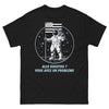 T-shirt français noir - Allo Houston, vous avez un problème