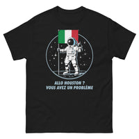 Thumbnail for T-shirt Nasa noir - Allo Houston, un clin d'œil humoristique