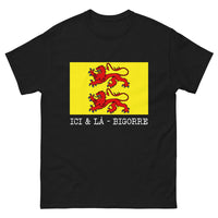 Thumbnail for T-shirt Bigorre noir - design sombre et mystérieux