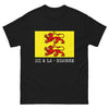 T-shirt Bigorre noir - design sombre et mystérieux