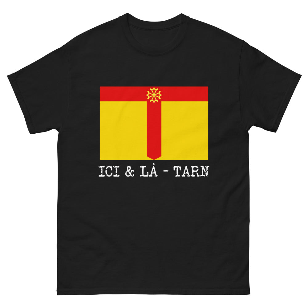 T-shirt Tarn noir - Fier et Sobre, hommage élégant