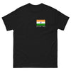 T-shirt Inde sombre noir - hommage à la culture indienne
