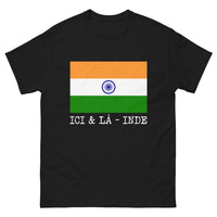 Thumbnail for T-shirt Inde noir - Fierté Locale et culture vibrante