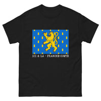 Thumbnail for T-shirt Franche-Comté noir - Fierté à porter