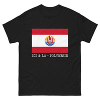 Thumbnail for T-shirt Polynésie française noir - amour pour les îles