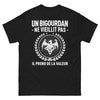 T-shirt Bigourdan noir - Un Bigourdan ne vieillit pas