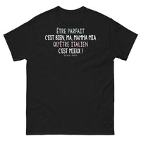 Thumbnail for T-shirt Italie noir - Être italien, c'est mieux !