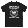T-shirt Auvergne noir - Un Auvergnat ne vieillit pas
