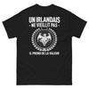 T-shirt Irlandais noir - Un Irlandais qui ne vieillit jamais