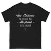 T-shirt Provence noir - La chilienne qui a du charme