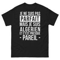 Thumbnail for T-shirt Algérien noir - Je ne suis pas parfait mais fier
