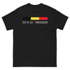 T-shirt Belgique noir - Ici & Là Belgique, élégant et chocolaté