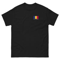 Thumbnail for T-shirt Roumanie noir - hommage à la terre des vampires