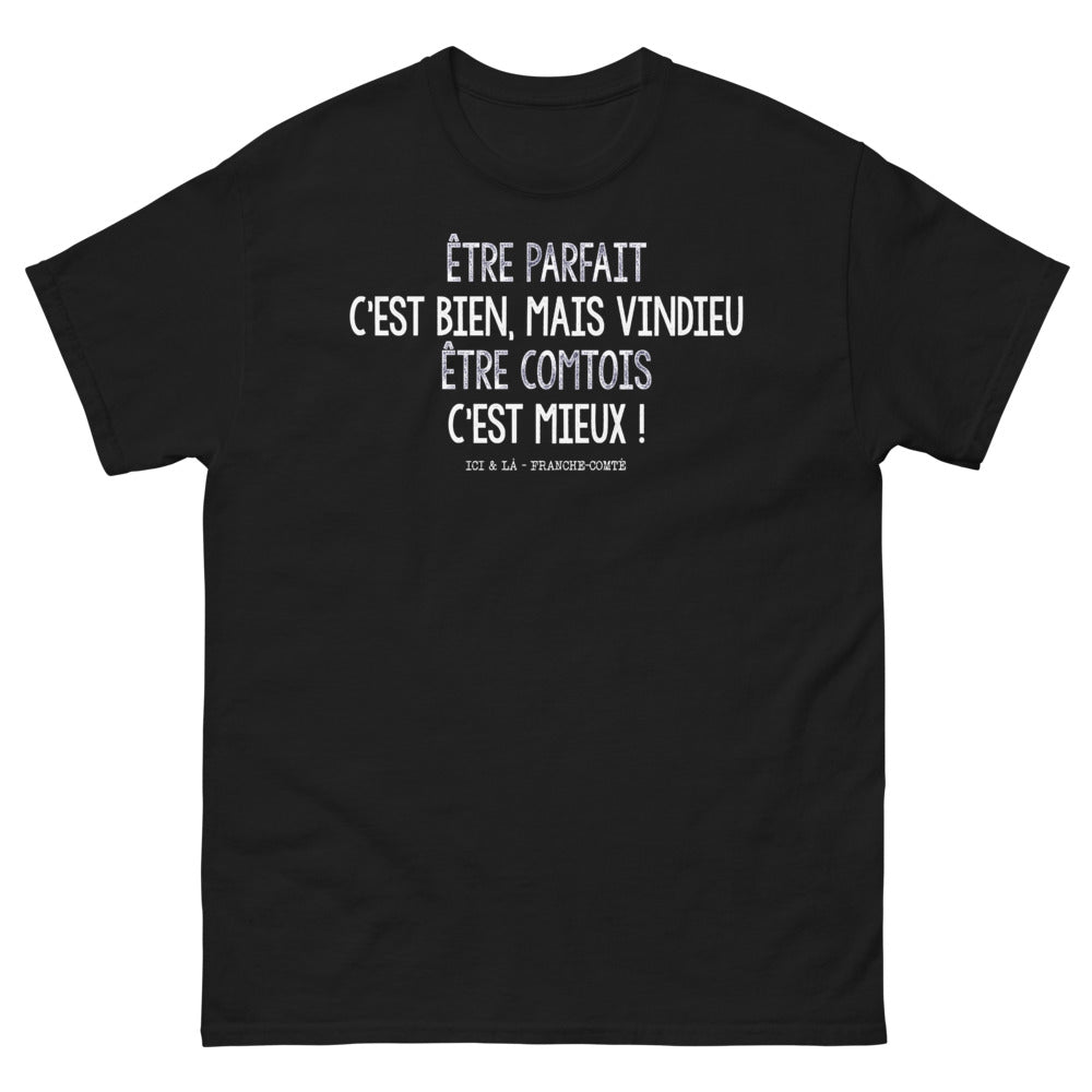 T-shirt Comtois noir - Être Comtois c'est mieux !