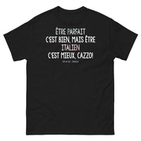 Thumbnail for T-shirt Italie noir - Être parfait c'est mieux