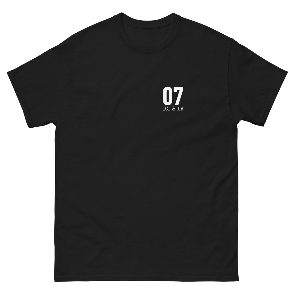 T-shirt Bretagne noir - design élégant et sombre