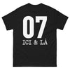 T-shirt noir - design unique célébrant les origines locales