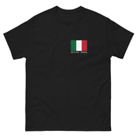 Thumbnail for T-shirt Italie noir - Souvenir original chic et nostalgique