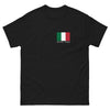 T-shirt Italie noir - Souvenir original chic et nostalgique