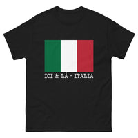 Thumbnail for T-shirt Italie noir - élégance italienne et humour local