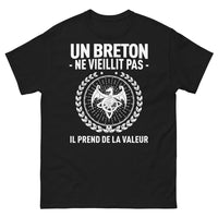 Thumbnail for T-shirt Bretagne noir - Un Breton prend de la valeur