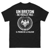 T-shirt Bretagne noir - Un Breton prend de la valeur