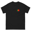 T-shirt Portugal noir - Ambiance sombre et fierté locale
