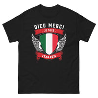 Thumbnail for T-shirt Italie noir - Dieu Merci Je Suis Italien