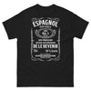 T-shirt Espagne noir - Pour ceux qui rêvent de devenir le N°1