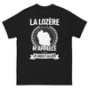 T-shirt Lozère noir - L'appel irrésistible de la région