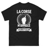 T-shirt Corse noir - La Corse m'appelle et je dois y aller