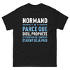 T-shirt Normand noir - Parce que Dieu, prophète et créateur de l'univers étaient déjà pris