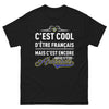 T-shirt Ardèche noir - Fierté régionale en coton