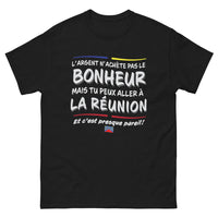 Thumbnail for T-shirt Réunion noir - L'argent n'achète pas le bonheur
