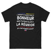 T-shirt Réunion noir - L'argent n'achète pas le bonheur
