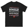 T-shirt Aveyron noir - L'argent n'achète pas le bonheur