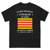 T-shirt Catalogne noir - Fais tes valises avec humour