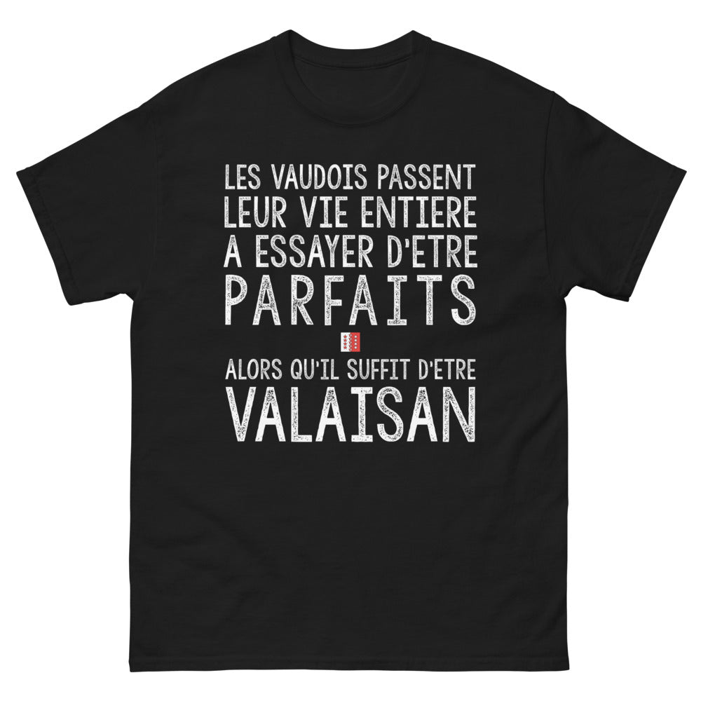 T-shirt Valaisan noir - Perfection Simplifiée