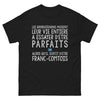 T-shirt Franc-Comtois noir - Les Bourguignons passent leur vie entière