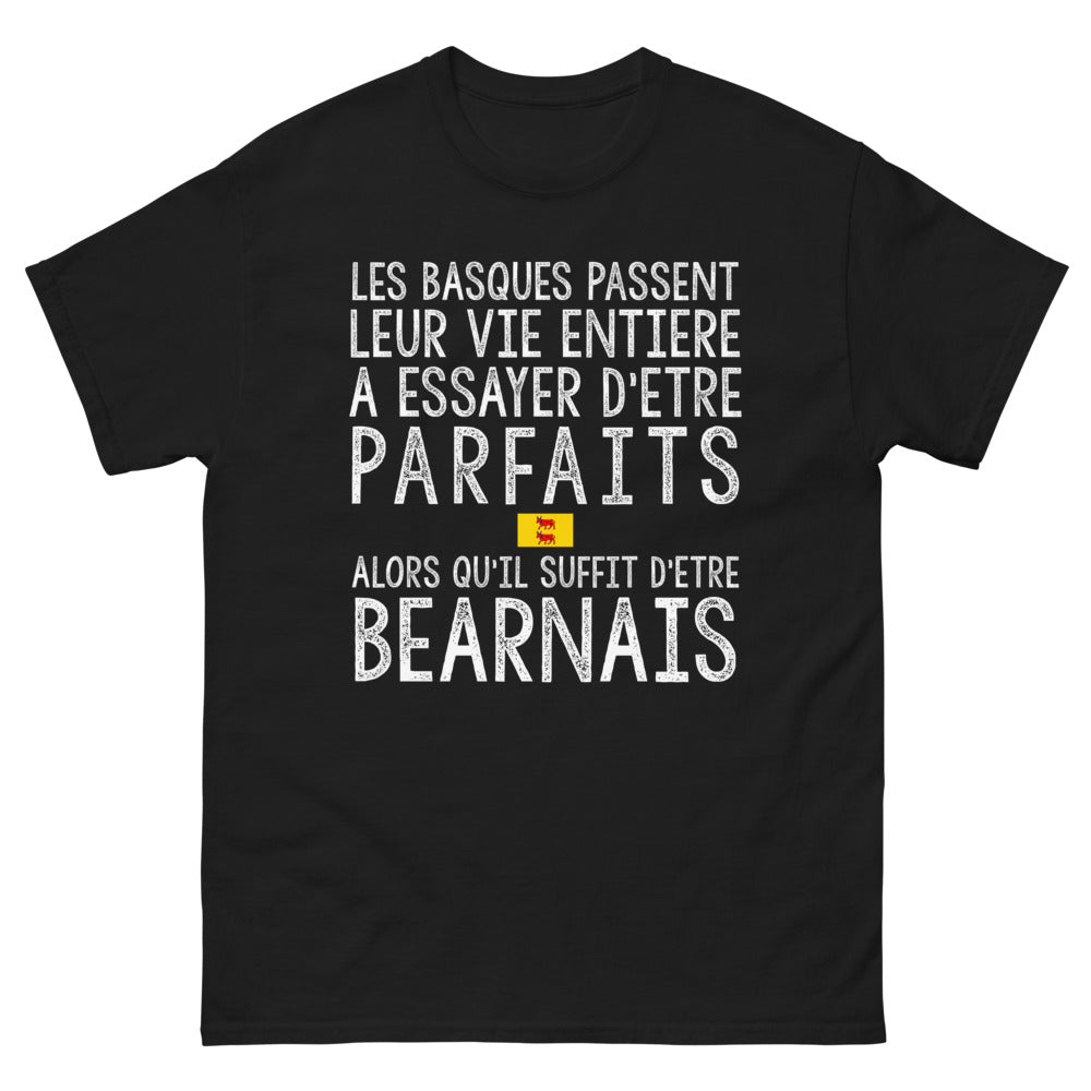 T-shirt Béarnais noir - L'authentique fierté des Basques